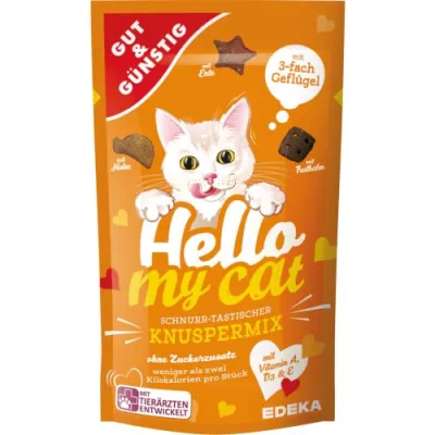 G&G Hello My Cat Knuspermix 3-fach Geflugel 70g