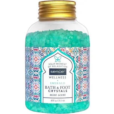 Sence Wellness Emerald Bath&Foot Crystals Sól 600g