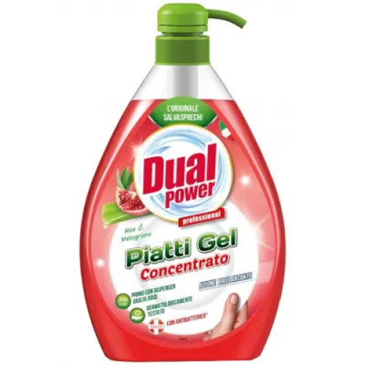 Dual Power Piatti Gel Aloe Melograno do Naczyń 1L