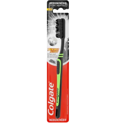 Colgate Charcoal Medium Szczoteczka 1szt