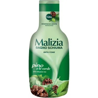 Malizia Bagno Schiuma Pino Te Verde do Kąpieli 1L