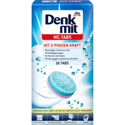 Denkmit WC Tabs 16szt 400g