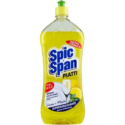 Spic&Span Piatti Limone e Menta do Naczyń 1L