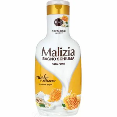 Malizia Bagno Schiuma Miele Zenzero do Kąpieli 1L