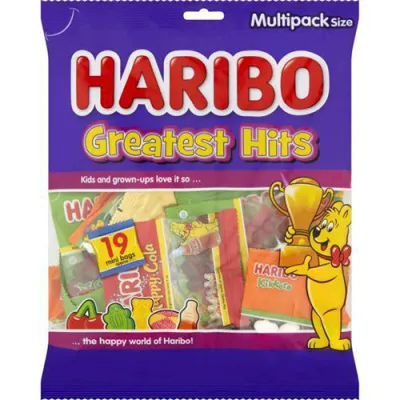 Haribo Greatest Hits 19 Mini Bags 475g