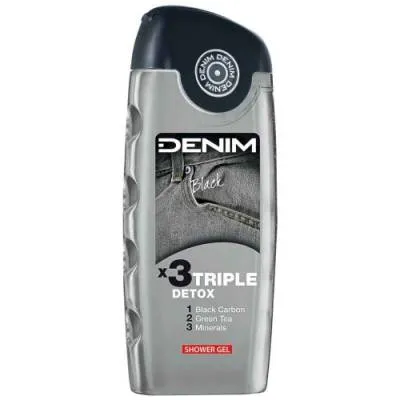 Denim Black Shower Gel 250ml