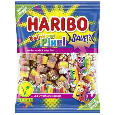 Haribo Rainbow Pixel Sauer 160g