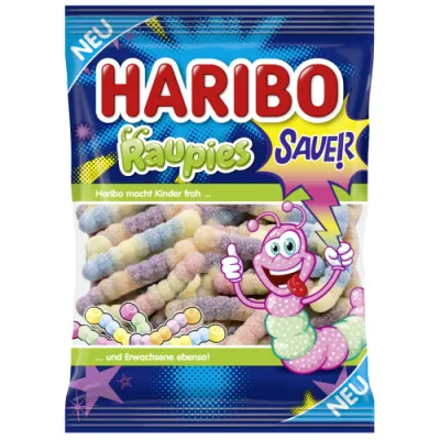 Haribo Raupies Sauer 160g