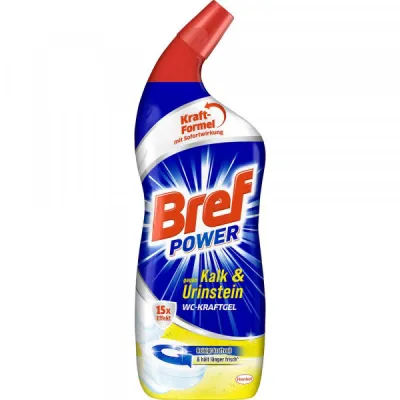 Bref 15x Effekt Kalk Urinstein WC Gel 750ml