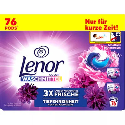Lenor Pods Color Amethyst 76p 1,5kg