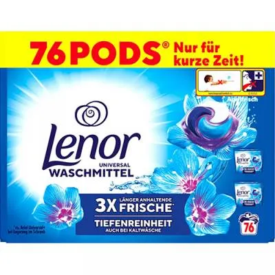 Lenor Pods Universal Aprilfrisch 76p 1,5kg