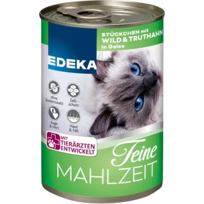 Edeka Feine Mahlzeit Wild & Truthahn dla Kota 400g
