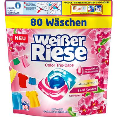 Weißer Riese Trio-Caps Color Orchidee 80p 960g