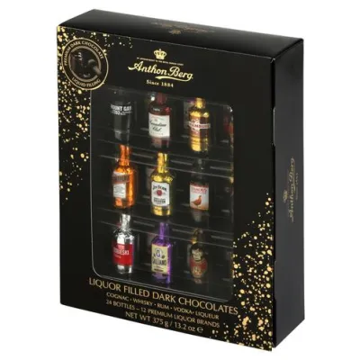 Anthon Berg Liquor Filled Dark Chocolates 375g