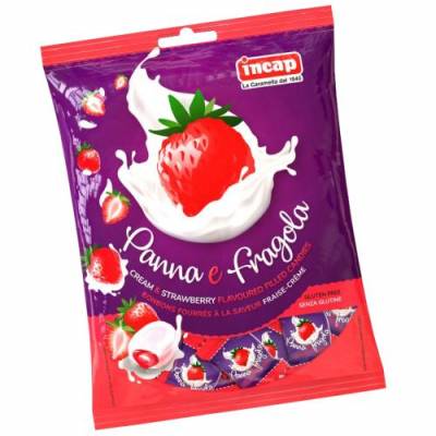 Incap Panna a Fragola Strawberry Cukierki 200g