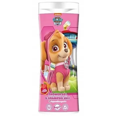 PAW Patrol Shower Gel & Shampoo Truskawka 300ml