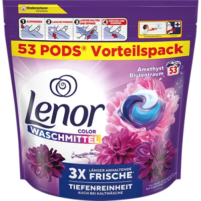 Lenor Pods Color Amethyst Blutentraum 53p 1kg