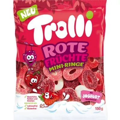 Trolli Rote Früchte Mini-Ringe 150g