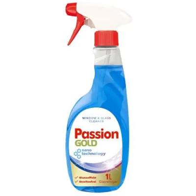 Passion Gold Glasreiniger Niebieski Spr 1L