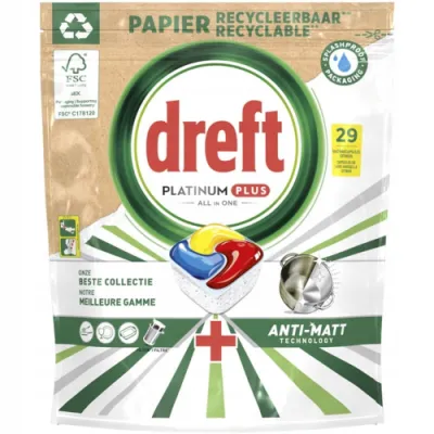 Dreft Platinum Plus Citron 29szt 450g