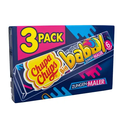 Chupa Chups Babol Zungen Maler 3x27,6g