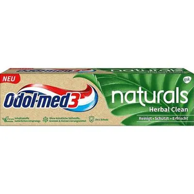 Odol-med3 Naturals Herbal Clean Pasta 75ml