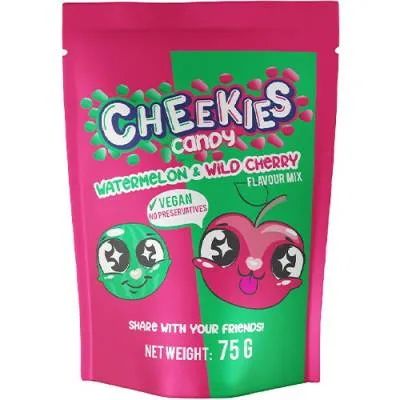 Cheekies Candy Watermelon & Wild Cherry 75g