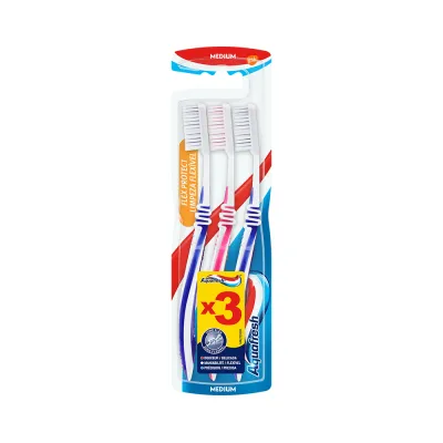 Aquafresh Flex Protect Medium Szczoteczki 3szt