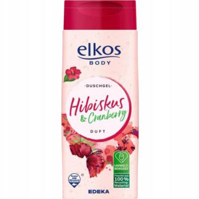 Elkos Body Duschgel Hibiskus & Cranberry Gel 300ml