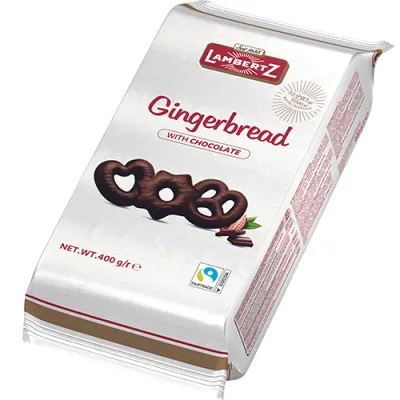Lambertz Gingerbread with Chocolate 400g
