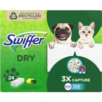 Swiffer Dry Suche Ściereczki do Mopa Febreze 24szt