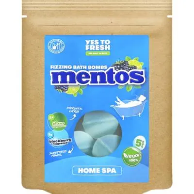 Mentos Fizzing Bath Bombs do Kąpieli 5szt 250g