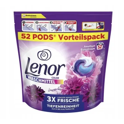 Lenor All in 1 Pods Color Amethyst 52p 1kg