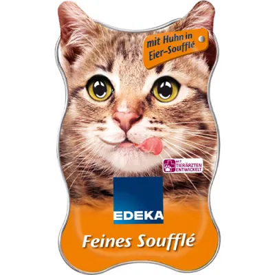 Edeka Feines Souffle mit Huhn in Eier dla Kota 85g