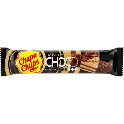 Chupa Chups Crunchy Choco Dark 27g