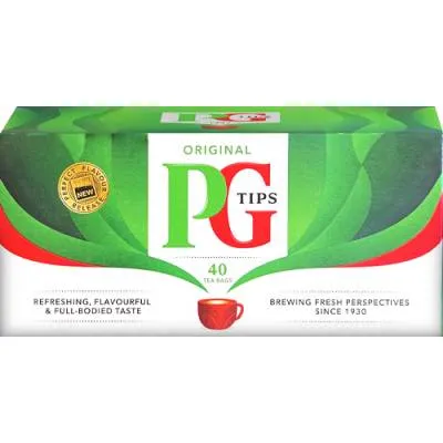 PG Tips Original Torebki Kwadratowe 40szt 116g