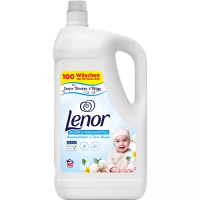 Lenor Sensitiv Baumwollblute Gel 100p 5L