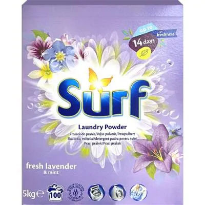 Surf Fresh Lavender & Mint Proszek 100p 5kg