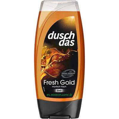 Dusch Das Fresh Gold 3in1 Gel Shampoo 225ml