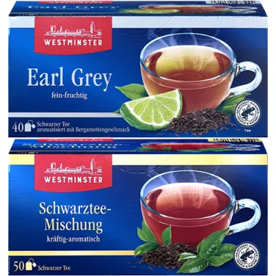 Westminster Schwarzetee 50szt / Earl Grey 40szt