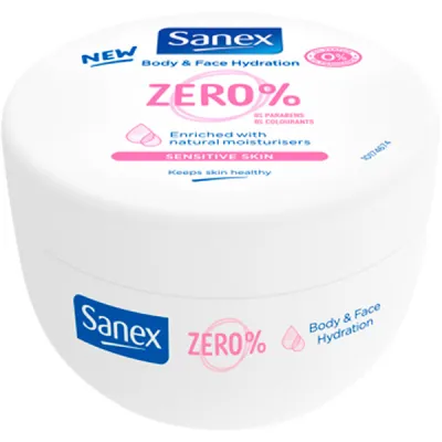 Sanex Zero Body & Face Hydrate Krem 250ml