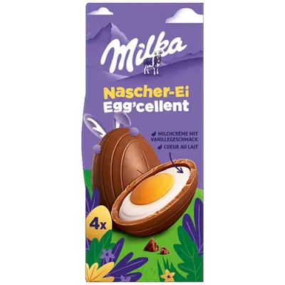 Milka Nascher-Ei Egg'cellent Jajka Czeko 4szt 124g