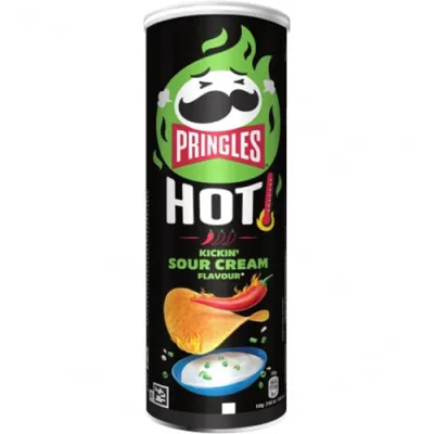 Pringles Hot Kickin' Sour Cream 160g