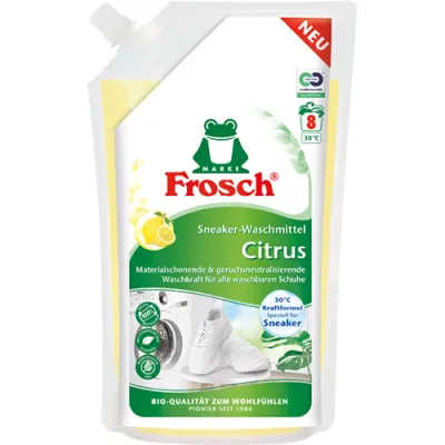 Frosch Sneaker-Waschmittel Citrus 8p 480ml