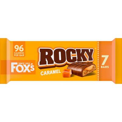 Fox's Rocky Caramel Batoniki 7szt 136,5g
