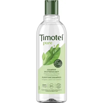 Timotei Ekstrakt z Zielonej Herbaty Szampon 400ml