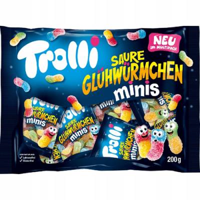 Trolli Saure Gluhwurmchen Minis 200g