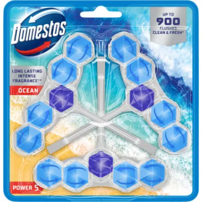 Domestos Power 5 Ocean WC Zawieszka 3x55g