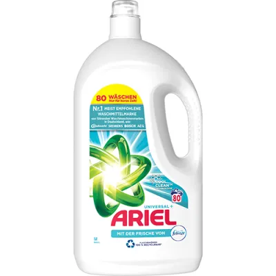 Ariel Universal+ Febreze Gel 80p 4L