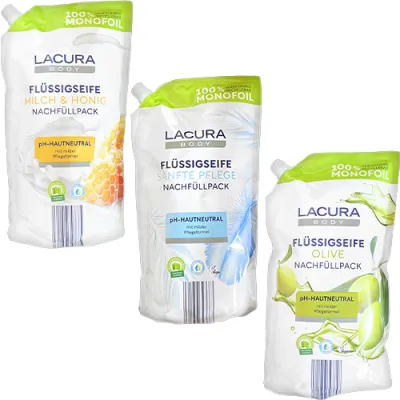 Lacura Body Mydło Zapas MIX 1L